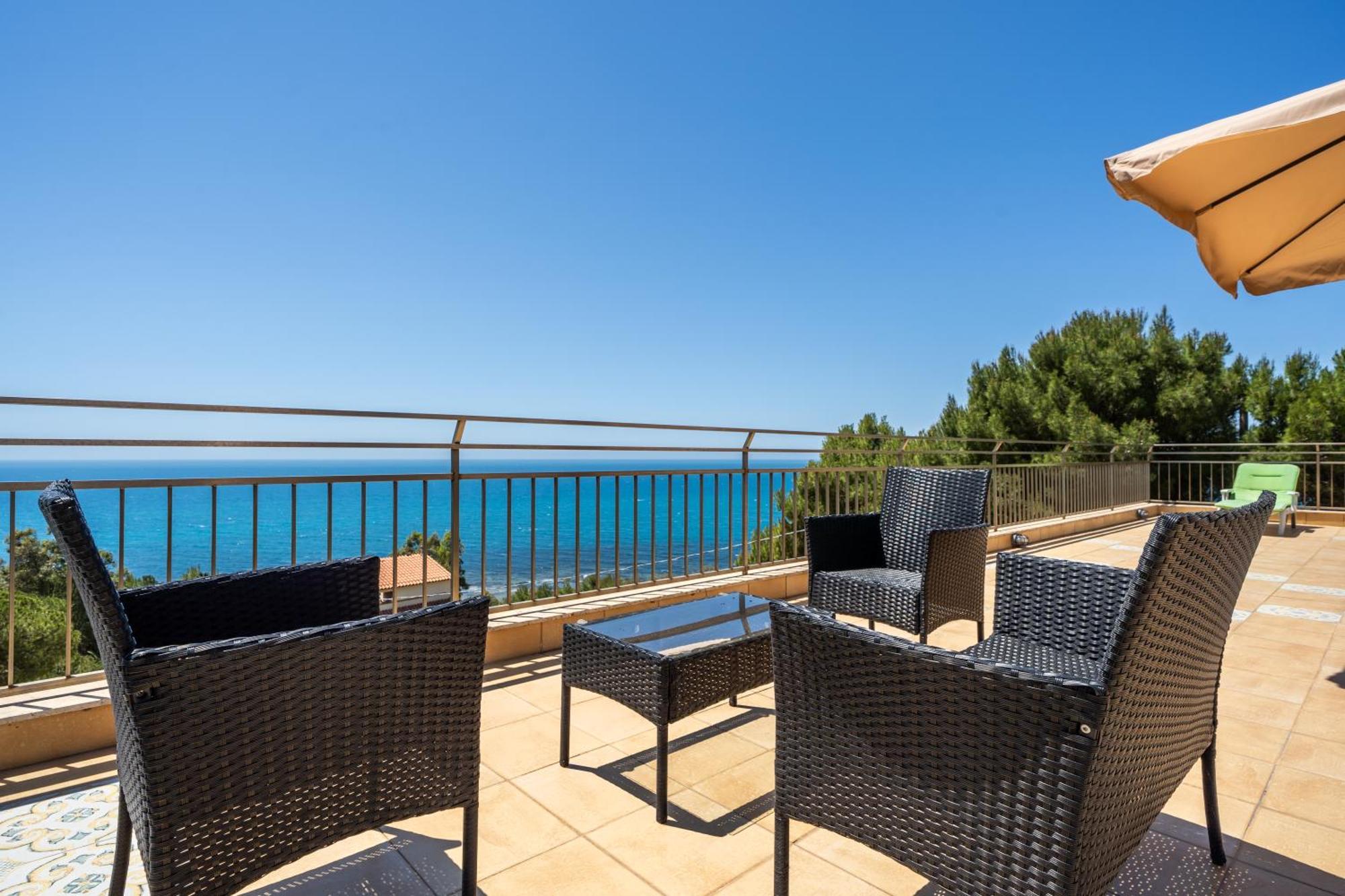 Villa Rosa Sul Mare Шакка Экстерьер фото